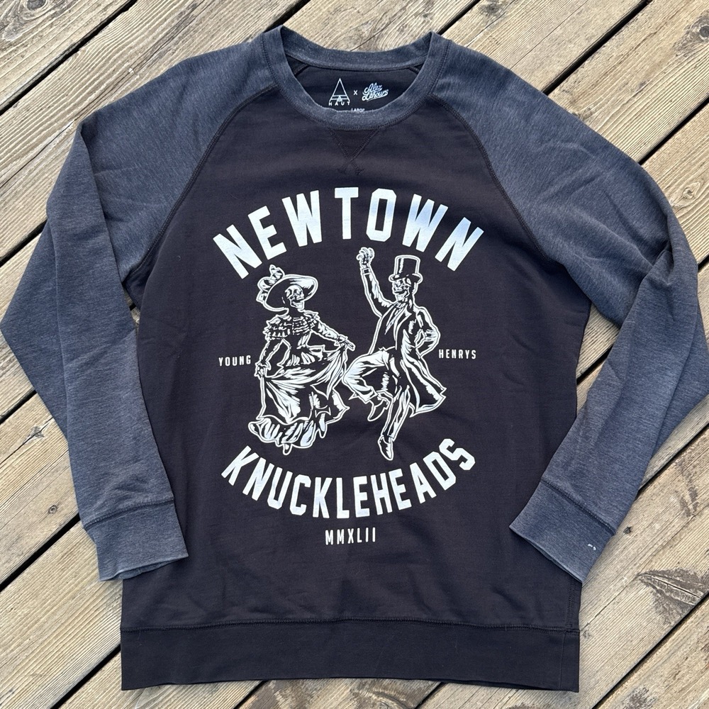 Haut Knuckleheads Crewneck Sweatshirt L Graphic Skull Dance Pullover